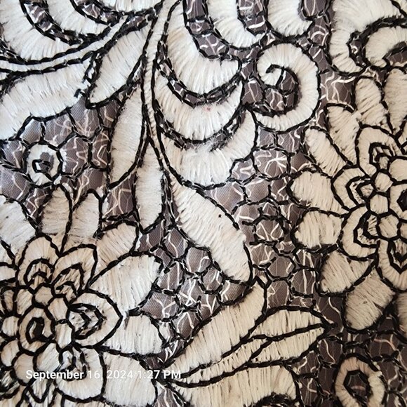 Angel &Rocket Embroidered Top Dress Full Lined Grey Skirt Size 3 Girls Buttons - Picture 12 of 12